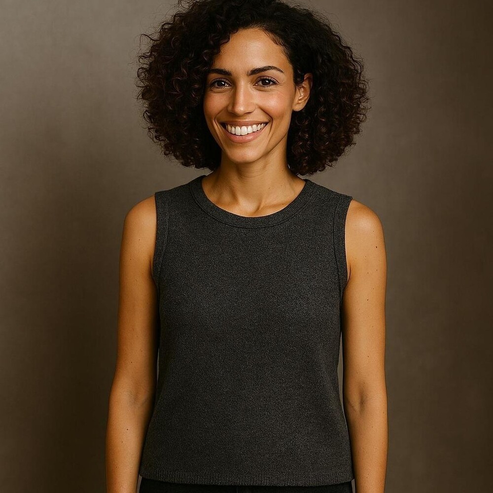 Eileen Fisher Women's Grey Vest